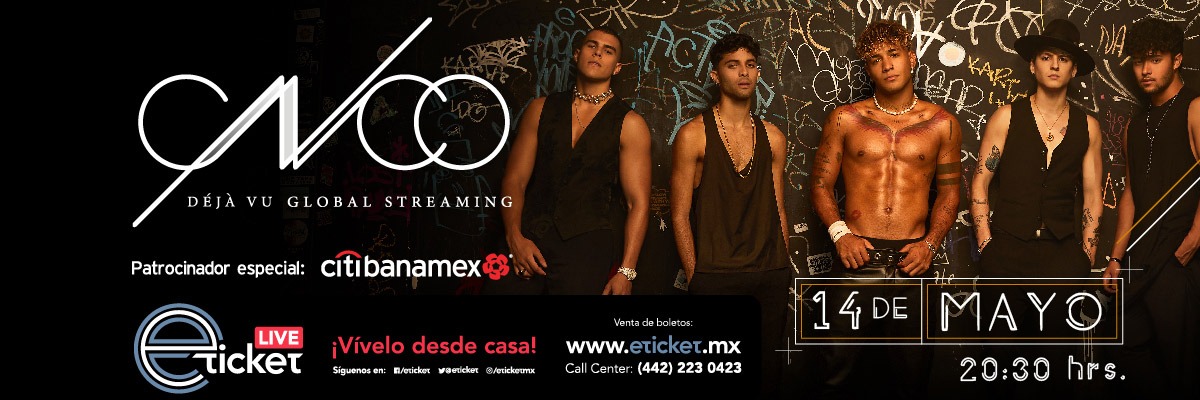 Concierto de CNCO 14 de mayo