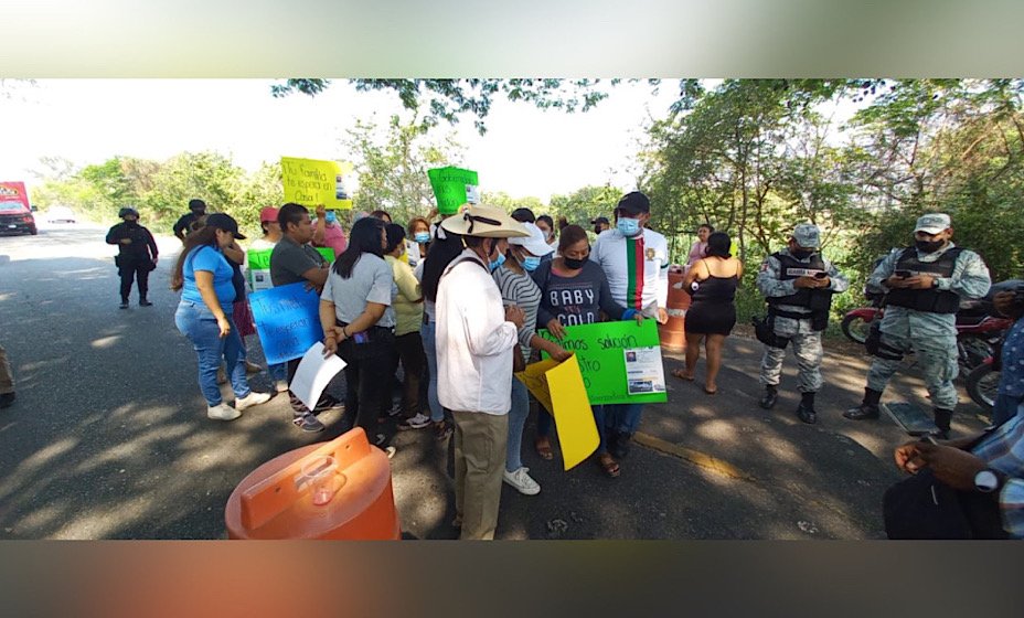 Manifestación por taxista desaparecido en Chilpancingo