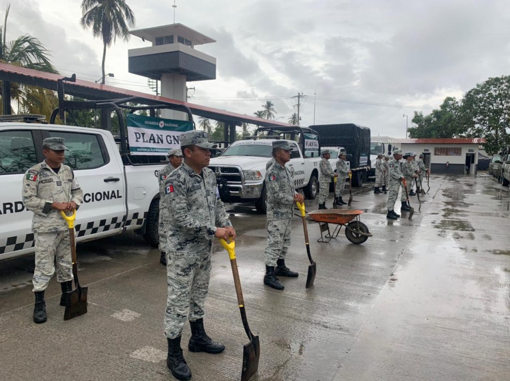 Guardia Nacional activa “Plan GN-A” en Guerrero, Oaxaca y Chiapas; por el paso del huracán Agatha