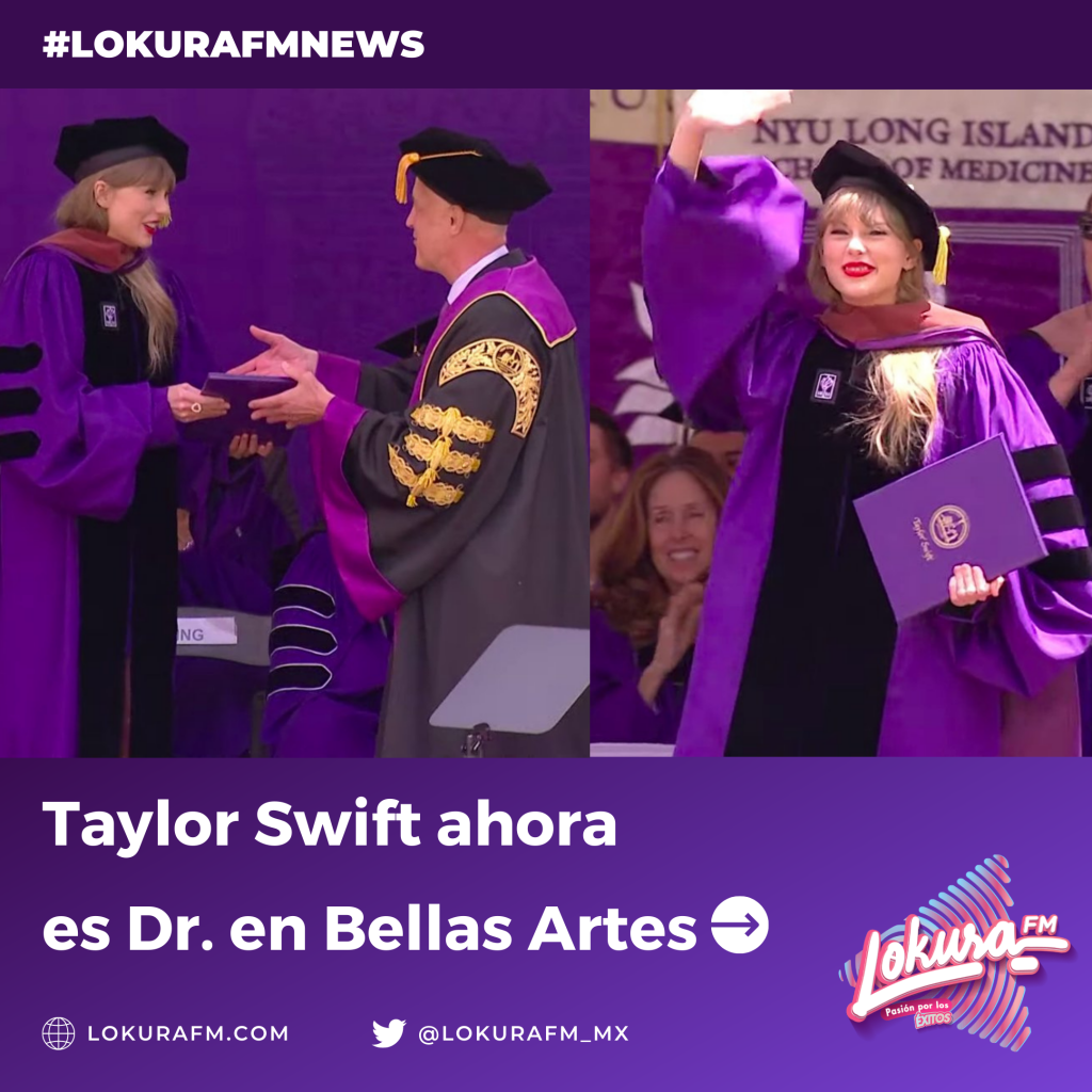 Taylor Swift ahora es Dr. en Bellas Artes