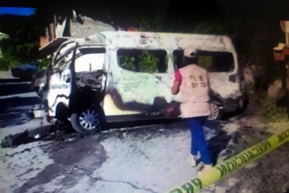 Incendian en Chilpancingo 5 vehículos de transporte público
