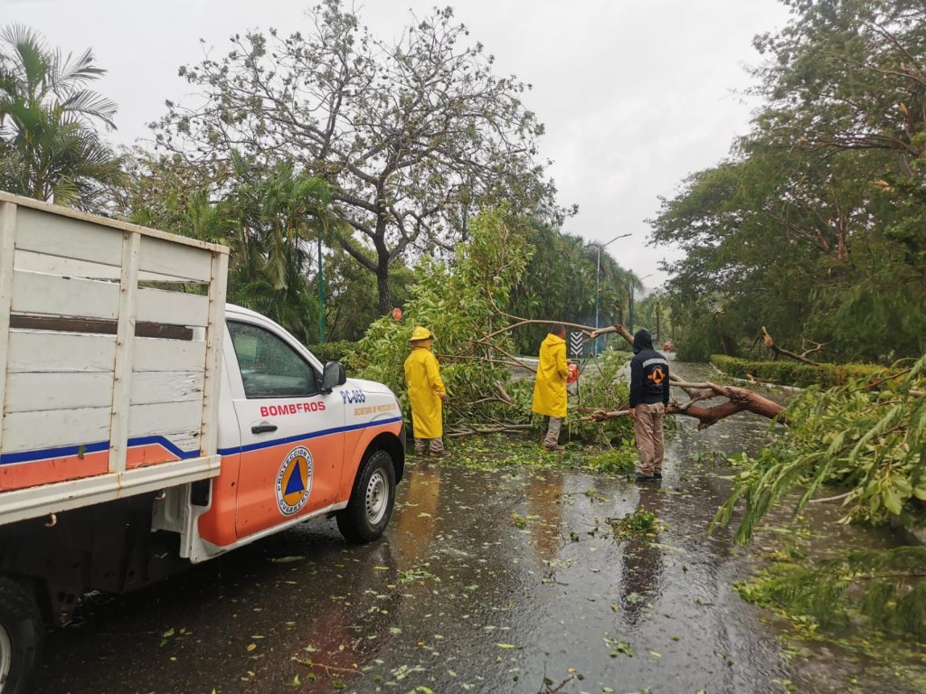 Lluvias fuertes causan afectaciones en el Estado de Guerrero