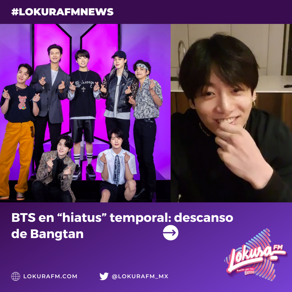 BTS en “hiatus” temporal: descanso de Bangtan