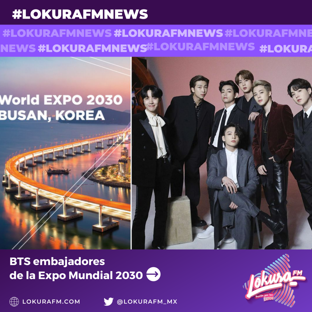 BTS embajadores de la Expo Mundial 2030