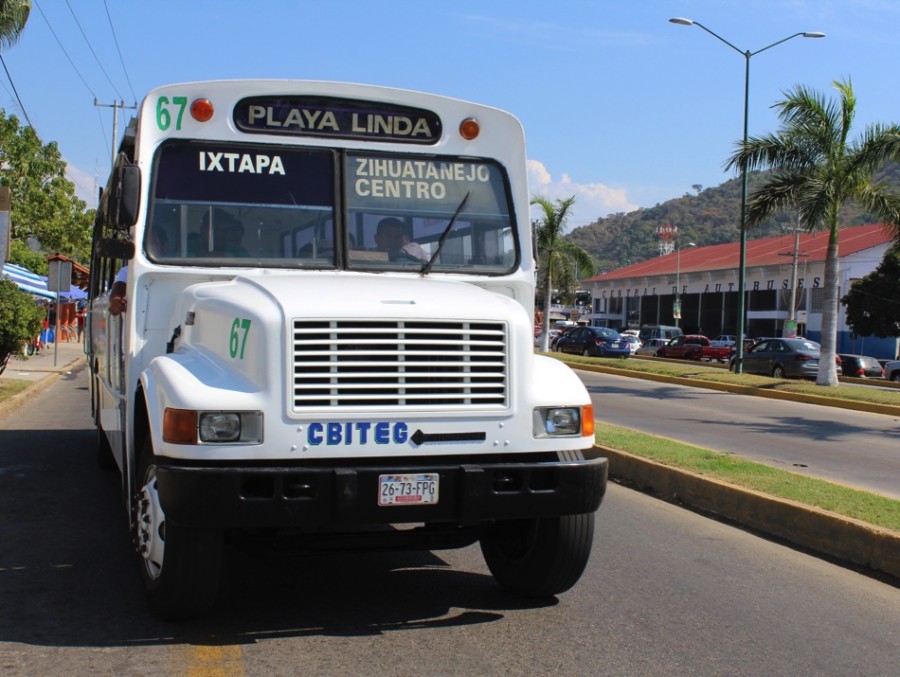 Zihuatanejo contará con vigilancia en el trasporte público